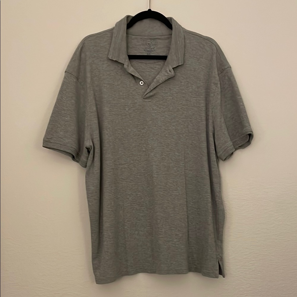 ‼️MOVING SALE‼️ Tackle and Tides Men's Grey Polo Shirt